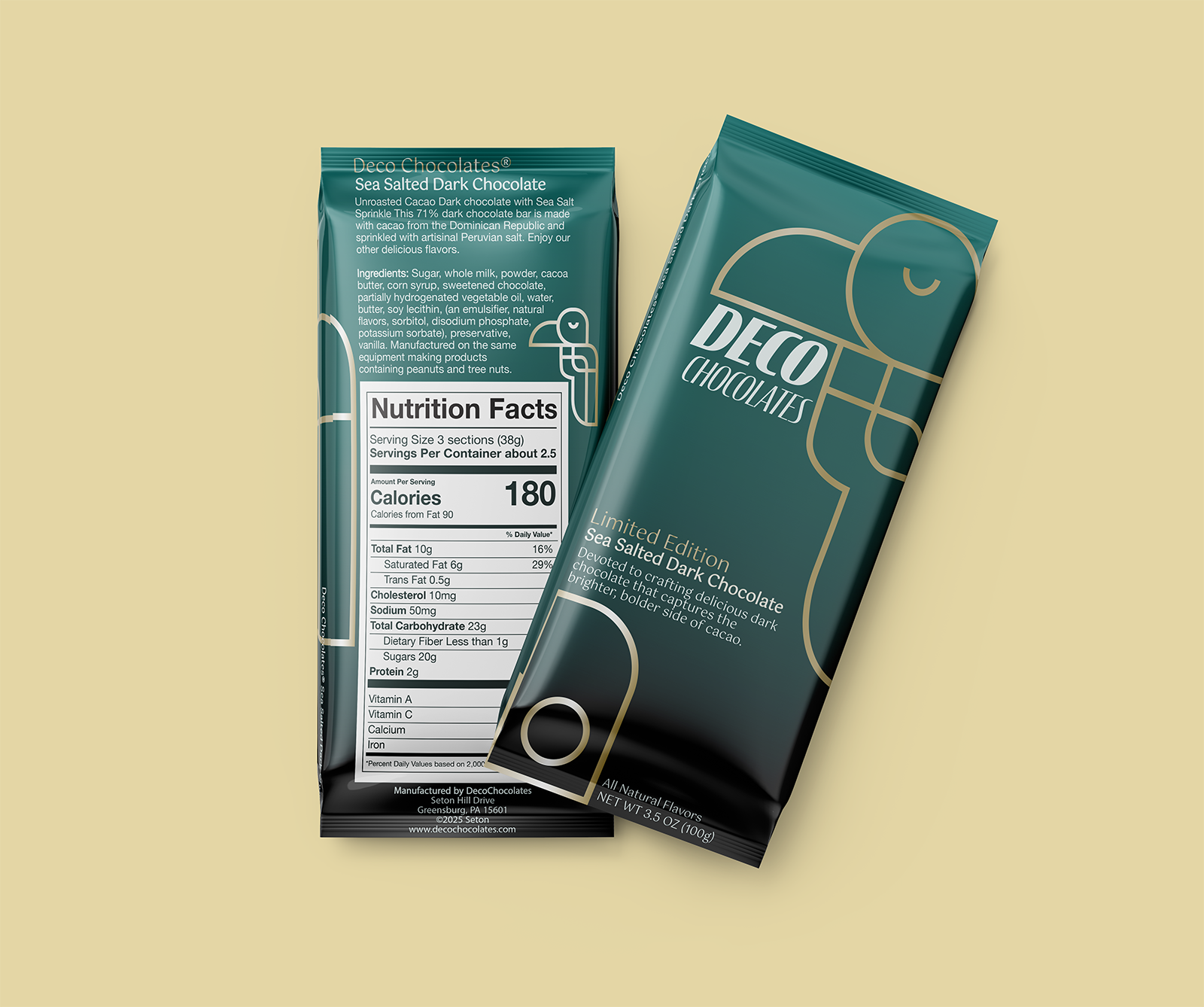 Deco Chocolate Packaging Design